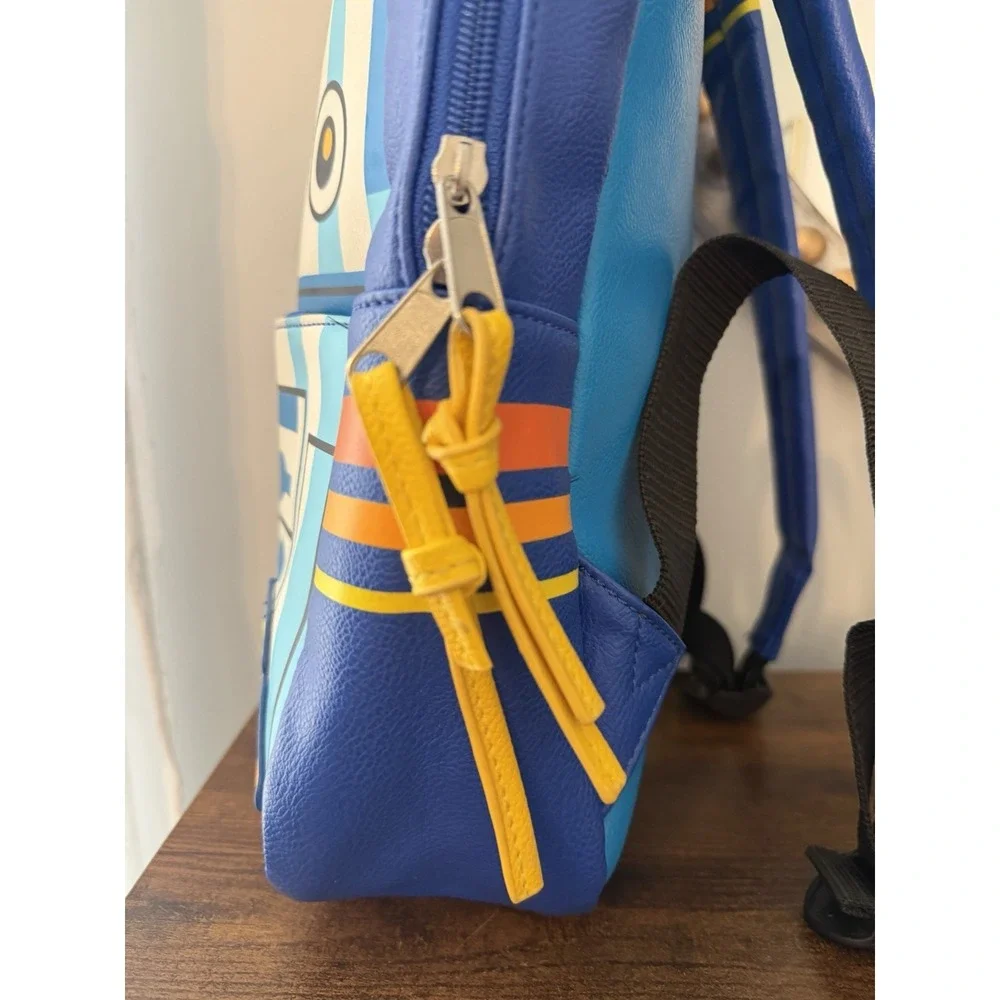 Star Wars R2-D2 Mini Backpack Funko Faux Leather Blue White Kids Adult